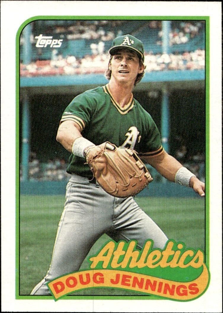 1989 Topps Doug Jennings #166 trading card