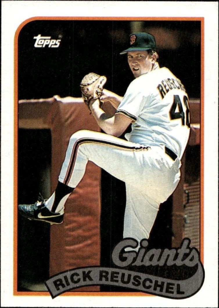 1989 Topps Rick Reuschel #65 trading card