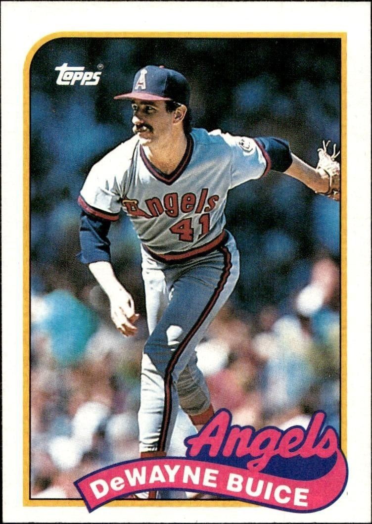 1989 Topps DeWayne Buice #147 trading card