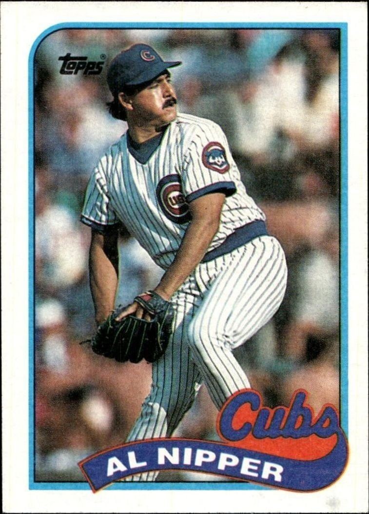 1989 Topps Al Nipper #86 trading card