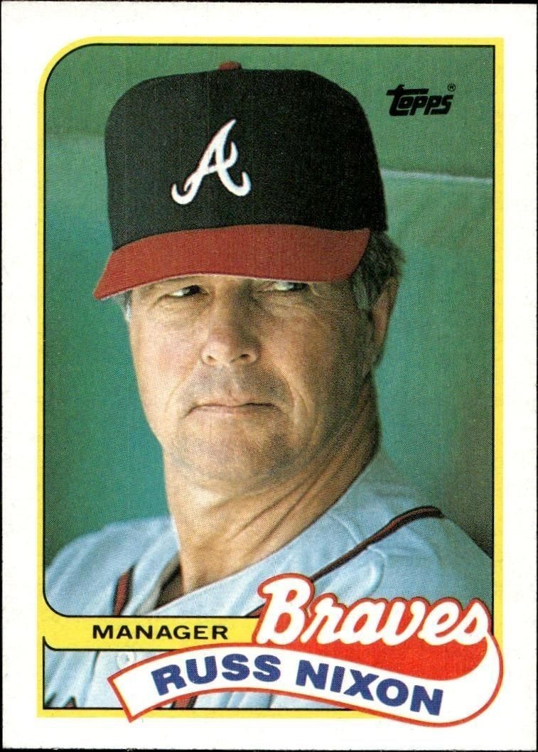 1989 Topps Russ Nixon #564 trading card