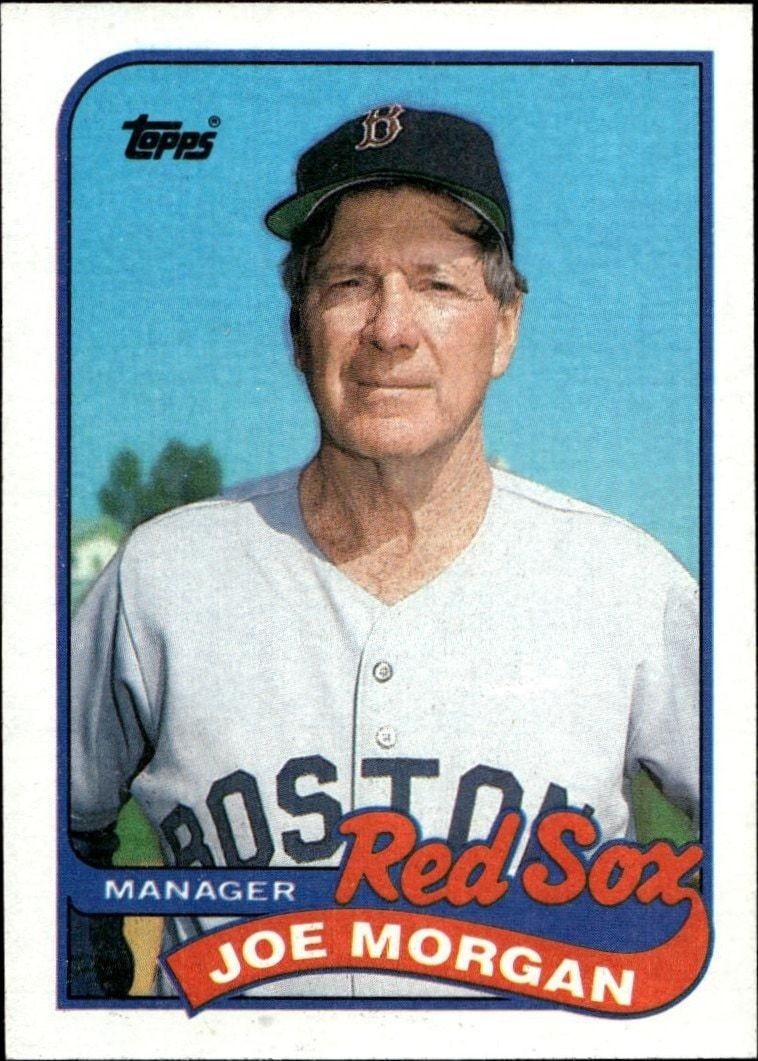 1989 Topps Joe Morgan #714 trading card