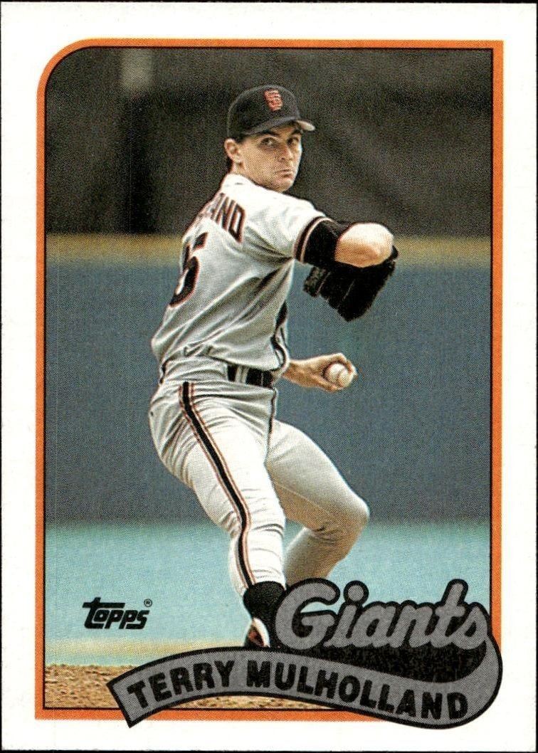 1989 Topps Terry Mulholland #41 trading card