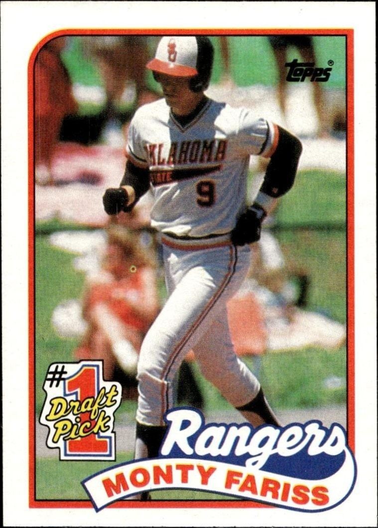 1989 Topps Monty Fariss #177 trading card