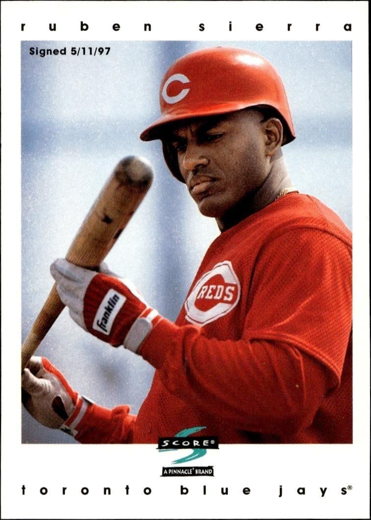 1997 Score Ruben Sierra #342 trading card