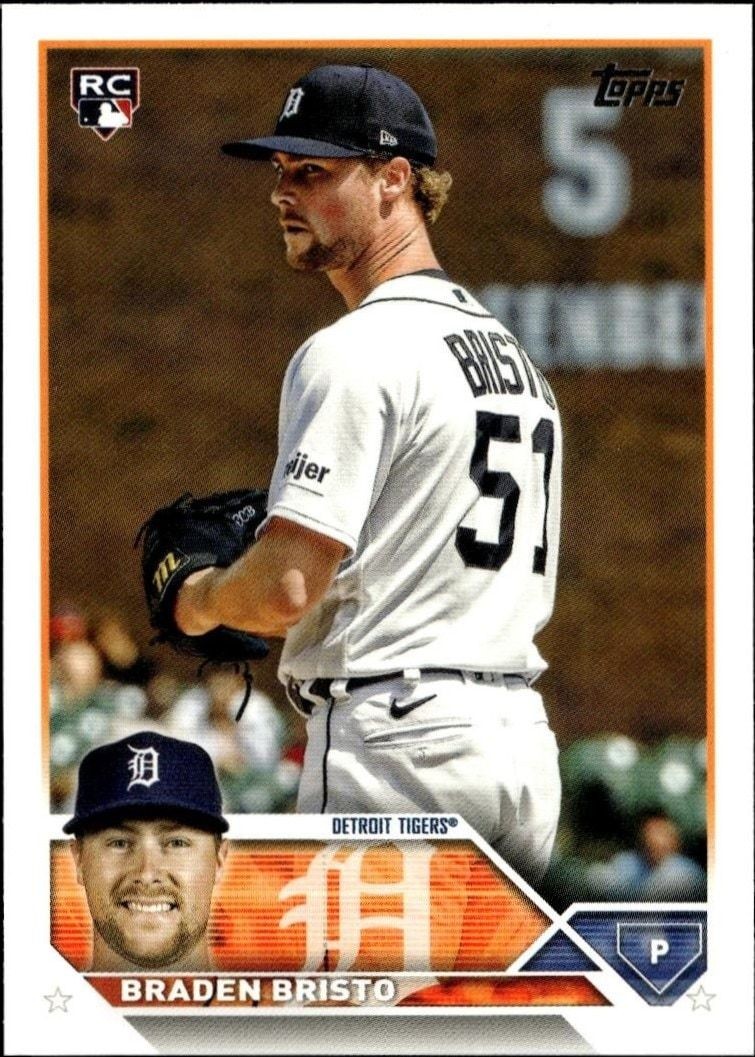 2023 Topps Update Series Braden Bristo #US282 trading card