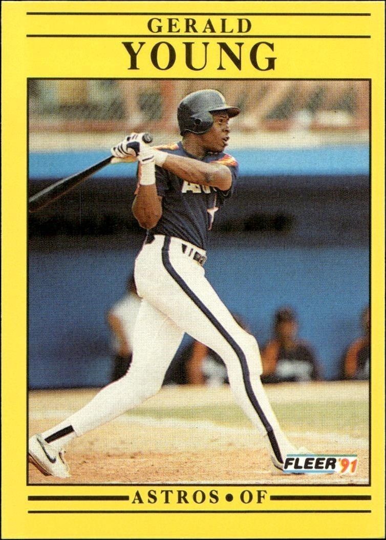 1991 Fleer Gerald Young #521 trading card