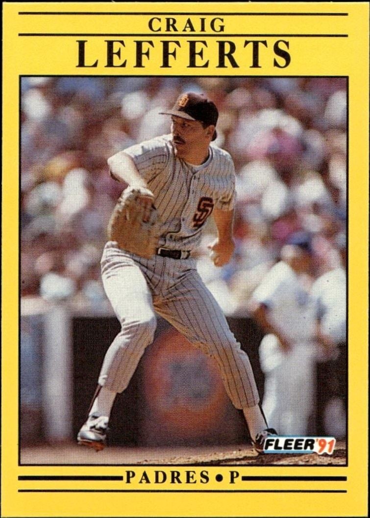 1991 Fleer Craig Lefferts #534 trading card