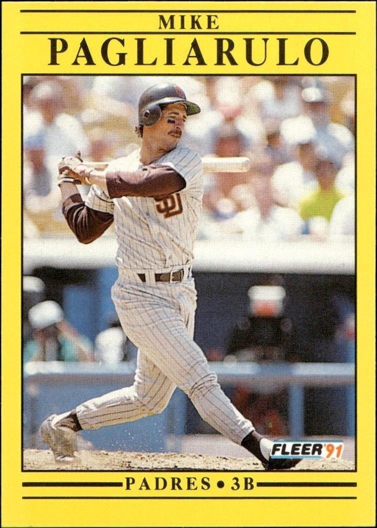 1991 Fleer Mike Pagliarulo #537 trading card