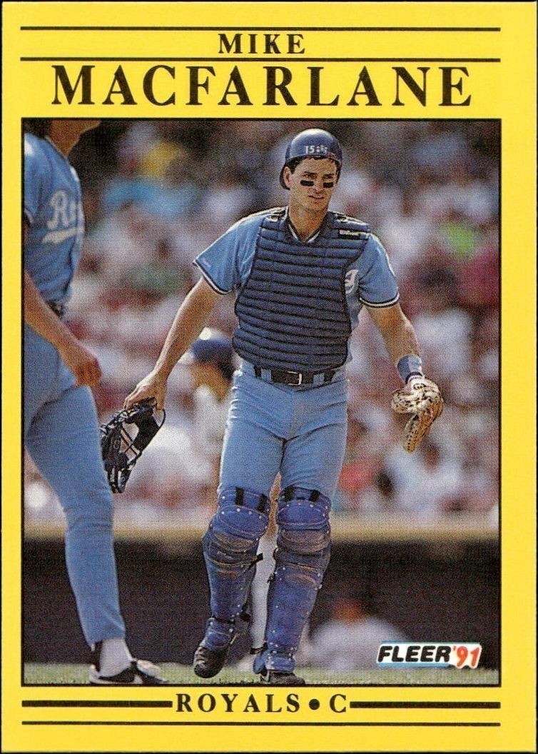 1991 Fleer Mike Macfarlane #562 trading card