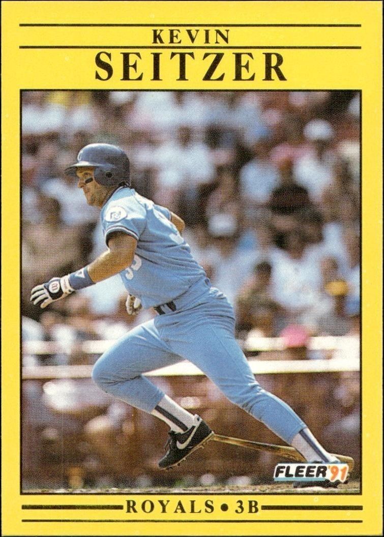 1991 Fleer Kevin Seitzer #569 trading card