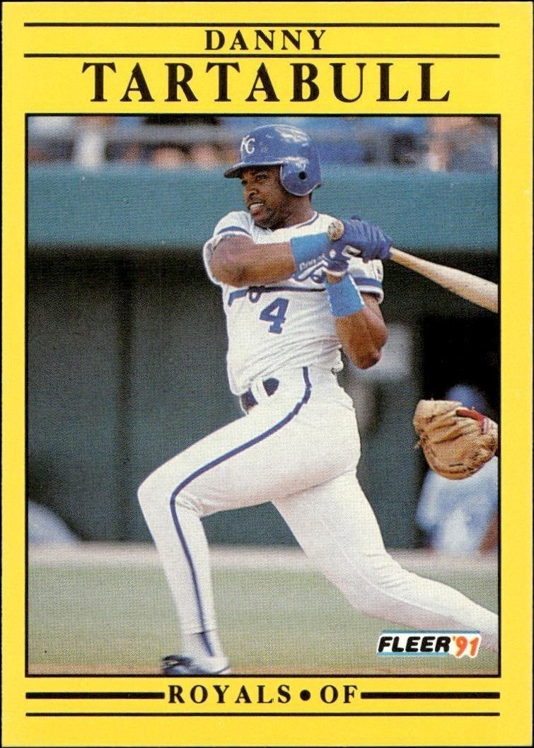 1991 Fleer Danny Tartabull #572 trading card