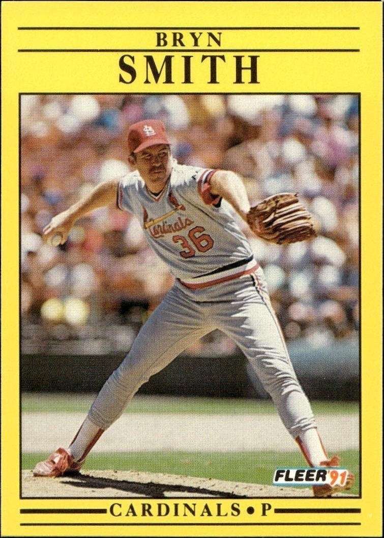 1991 Fleer Bryn Smith #644 trading card