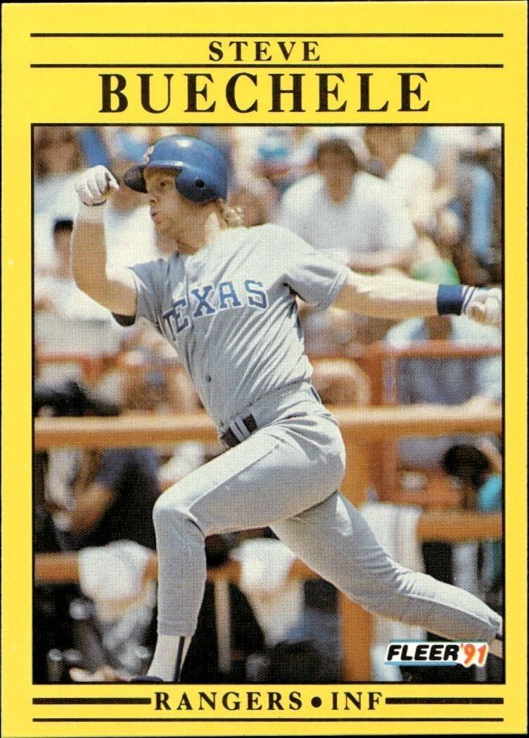 1991 Fleer Steve Buechele #283 trading card