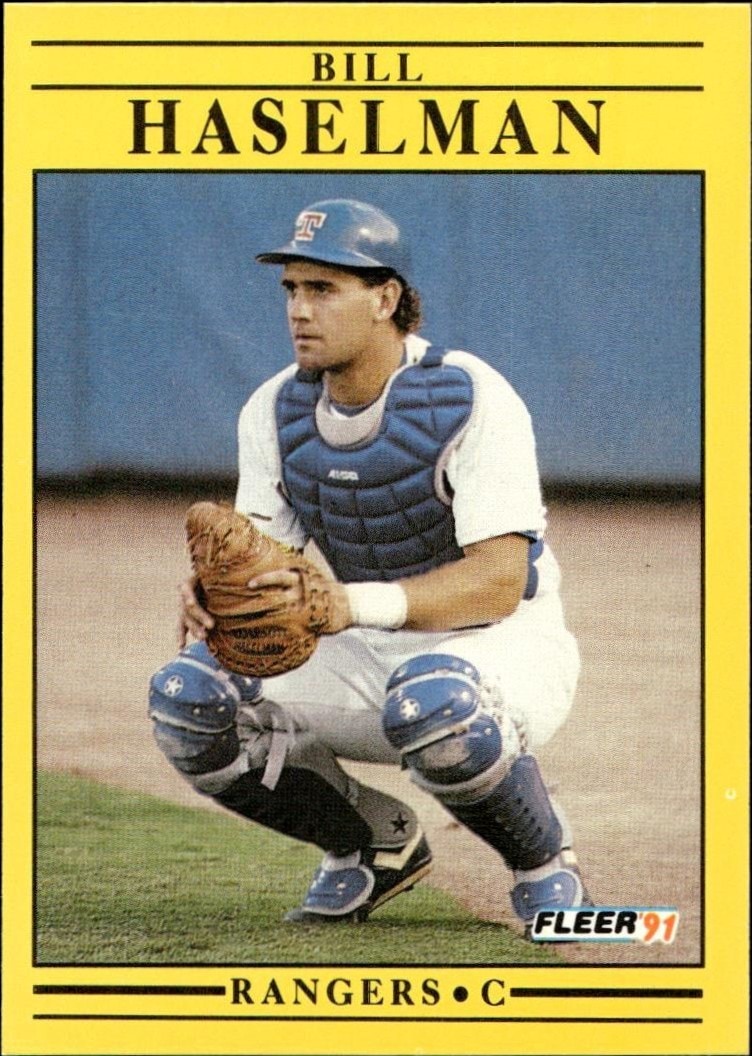 1991 Fleer Bill Haselman #287 trading card
