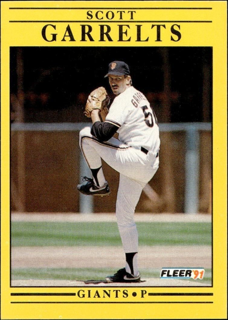 1991 Fleer Scott Garrelts #262 trading card