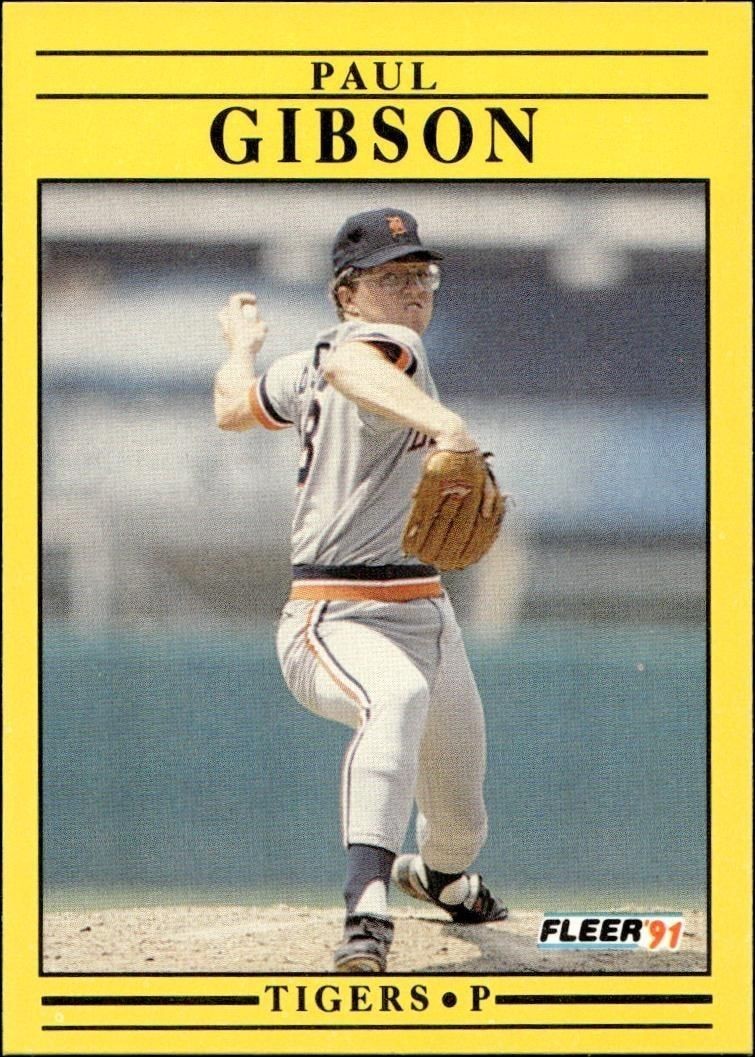1991 Fleer Paul Gibson #337 trading card