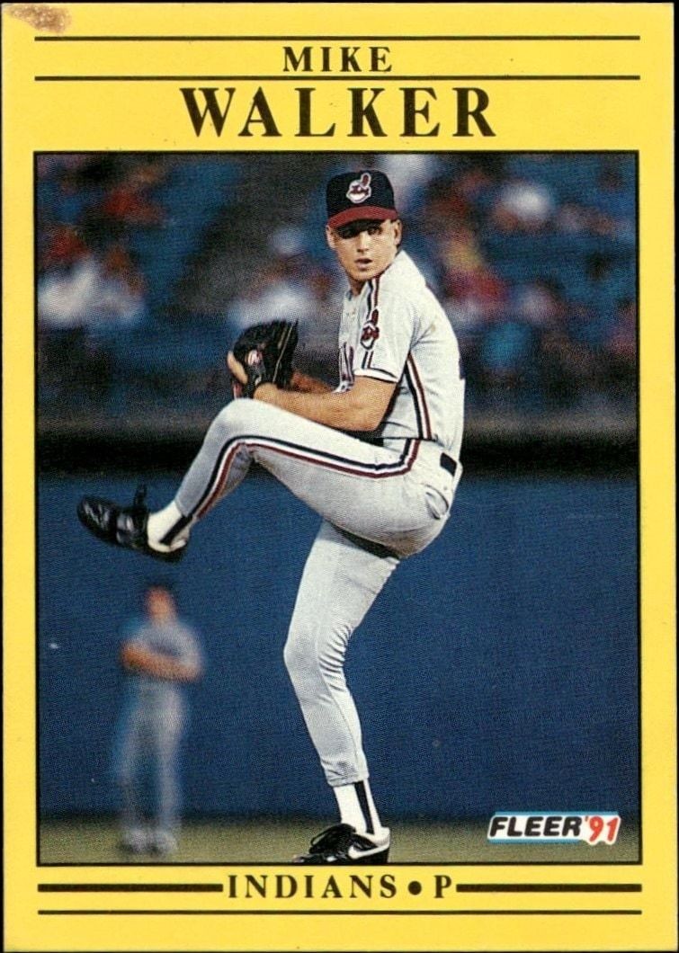 1991 Fleer Mike Walker #381 trading card
