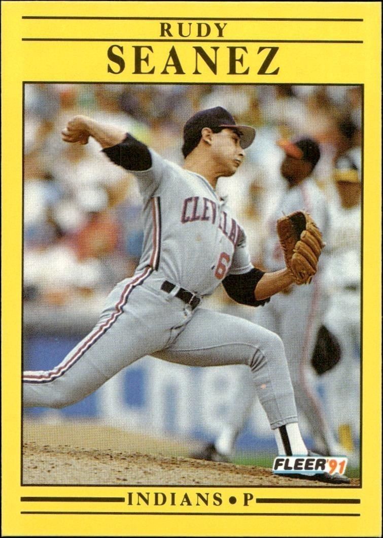 1991 Fleer Rudy Seanez #376 trading card