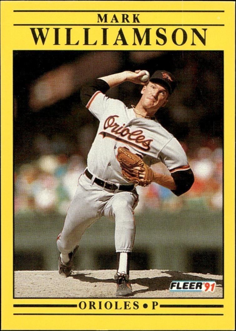1991 Fleer Mark Williamson #495 trading card