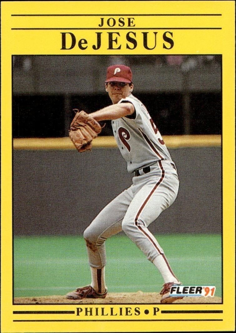 1991 Fleer Jose DeJesus #394 trading card