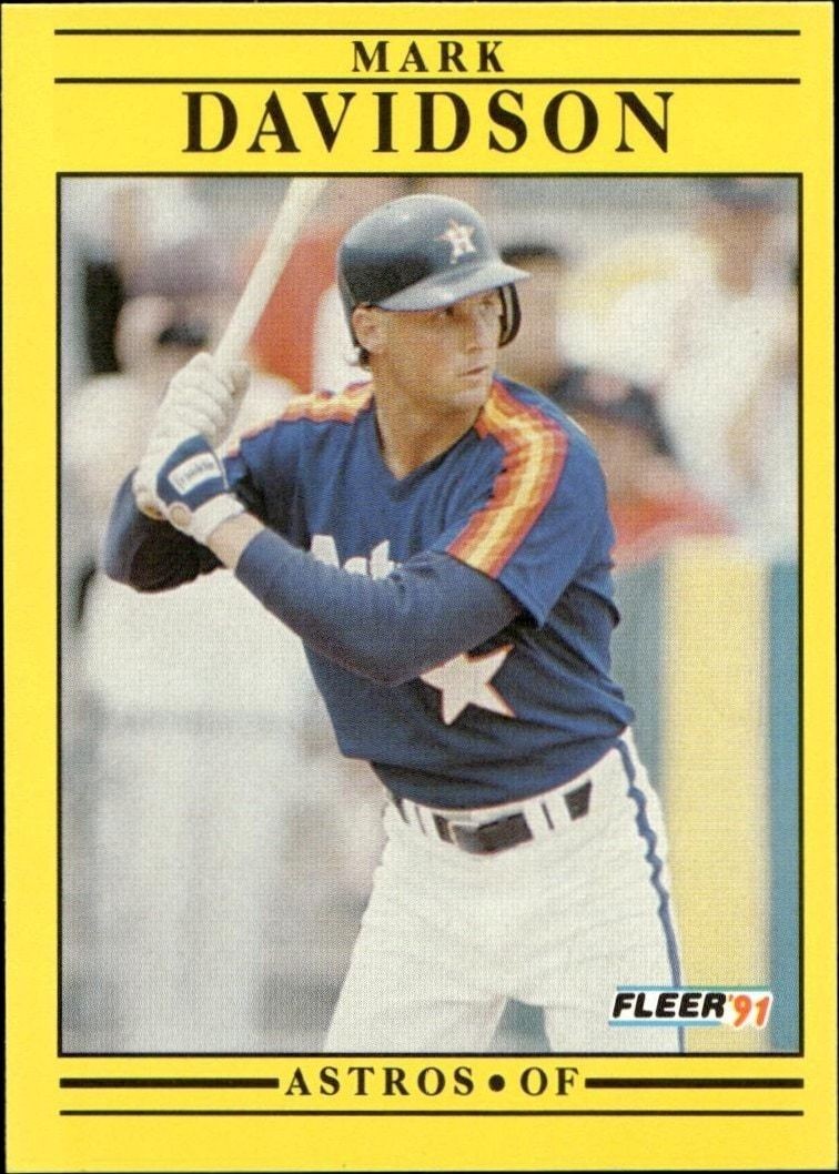 1991 Fleer Mark Davidson #504 trading card
