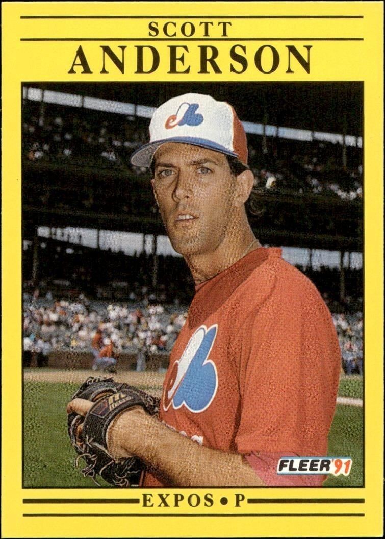 1991 Fleer Scott Anderson #225 trading card