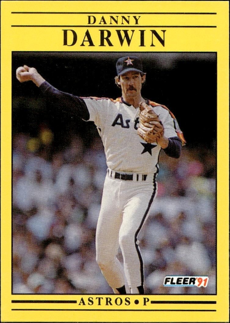 1991 Fleer Danny Darwin #503 trading card