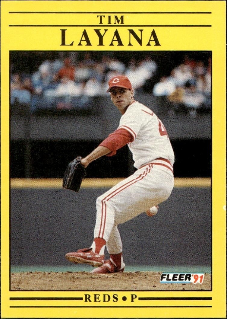 1991 Fleer Tim Layana #69 trading card