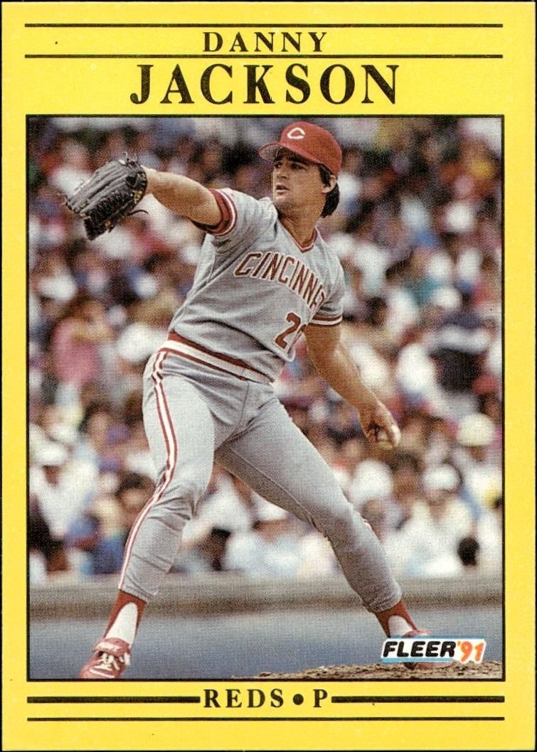1991 Fleer Danny Jackson #67 trading card
