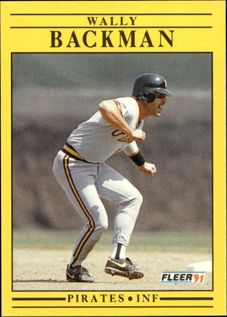 1991 Fleer Wally Backman #29 trading card