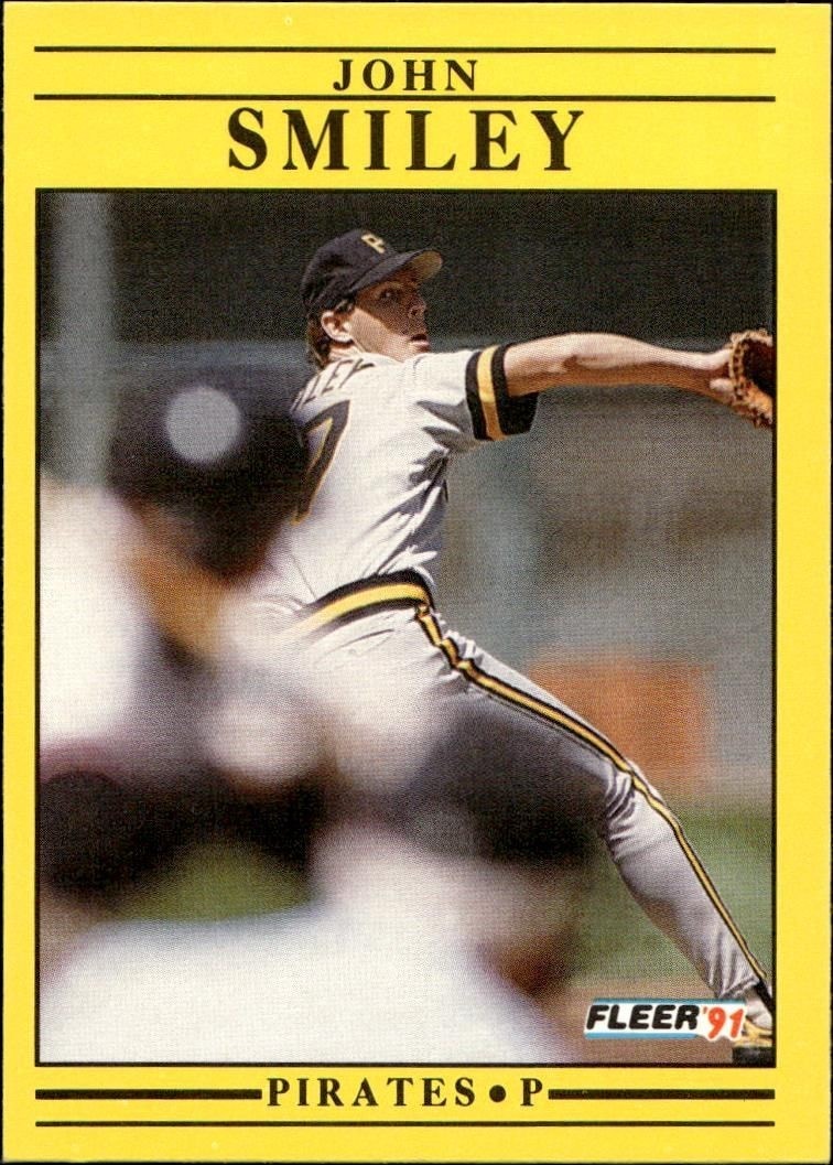 1991 Fleer John Smiley #50 trading card