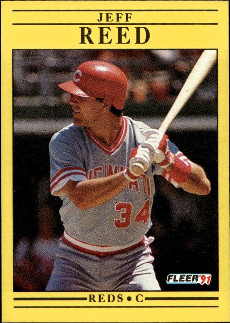 1991 Fleer Jeff Reed #78 trading card