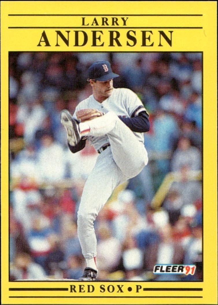 1991 Fleer Larry Andersen #83 trading card