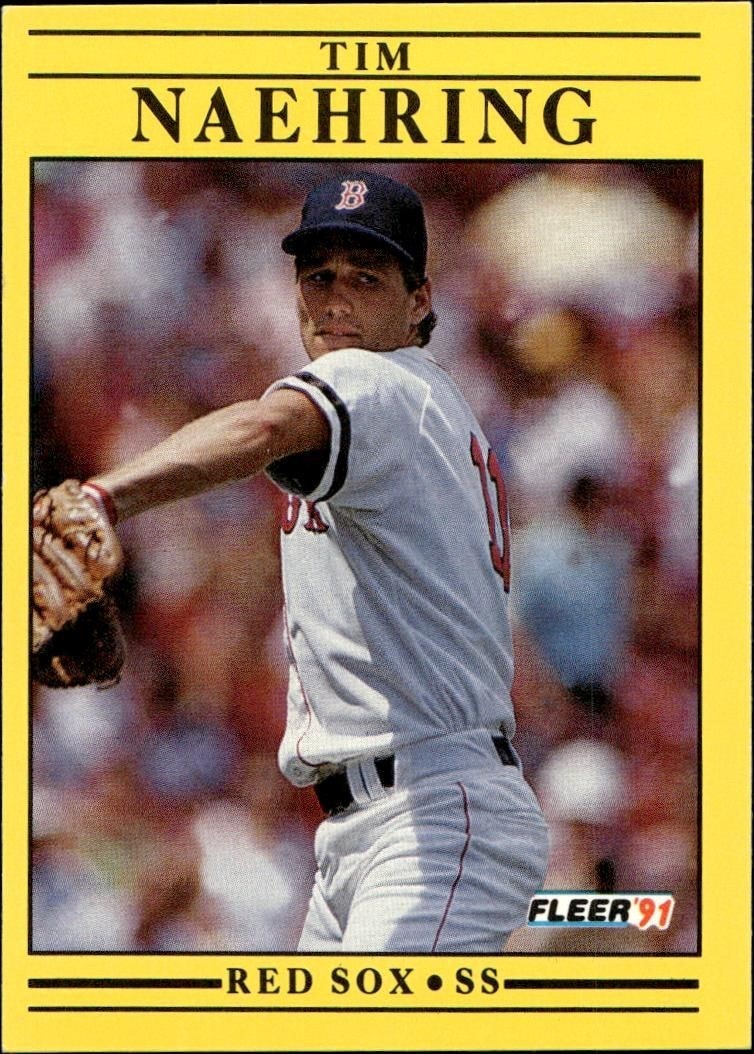 1991 Fleer Tim Naehring #105 trading card