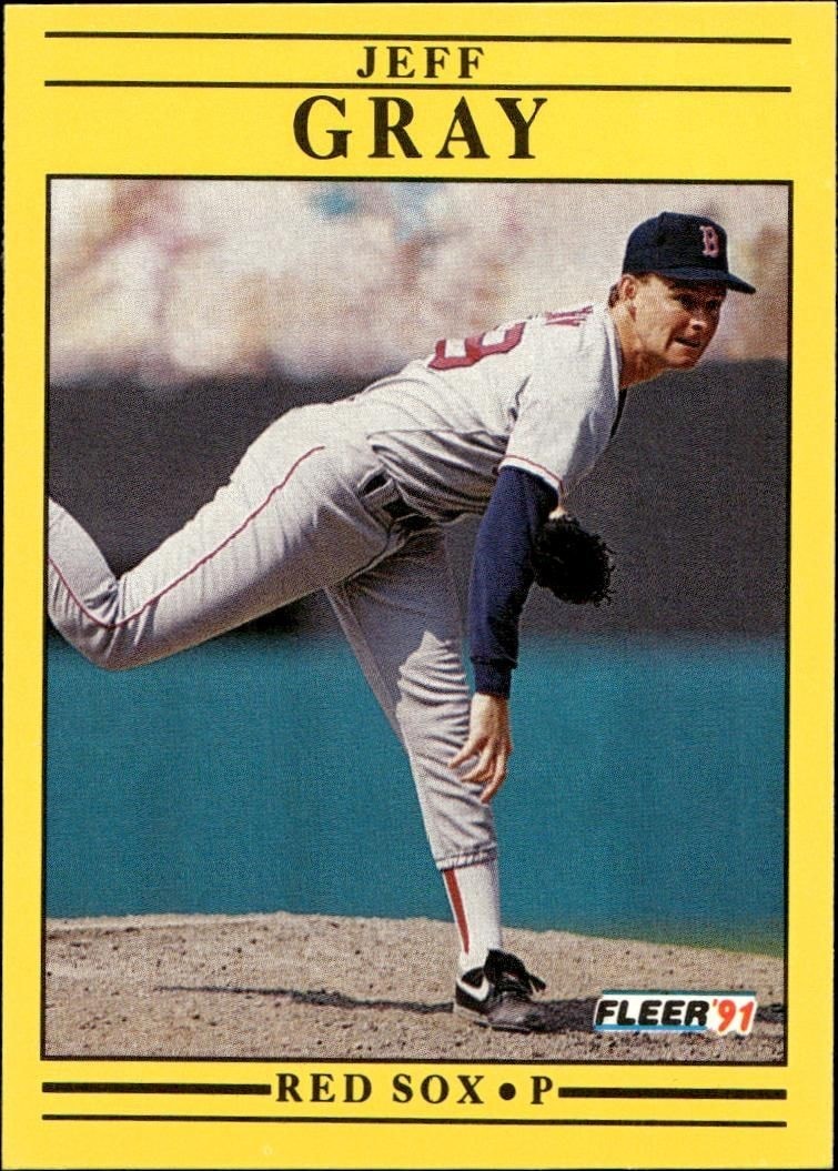 1991 Fleer Jeff Gray #95 trading card
