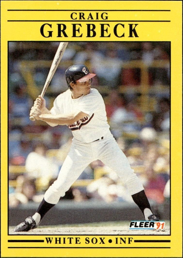 1991 Fleer Craig Grebeck #120 trading card