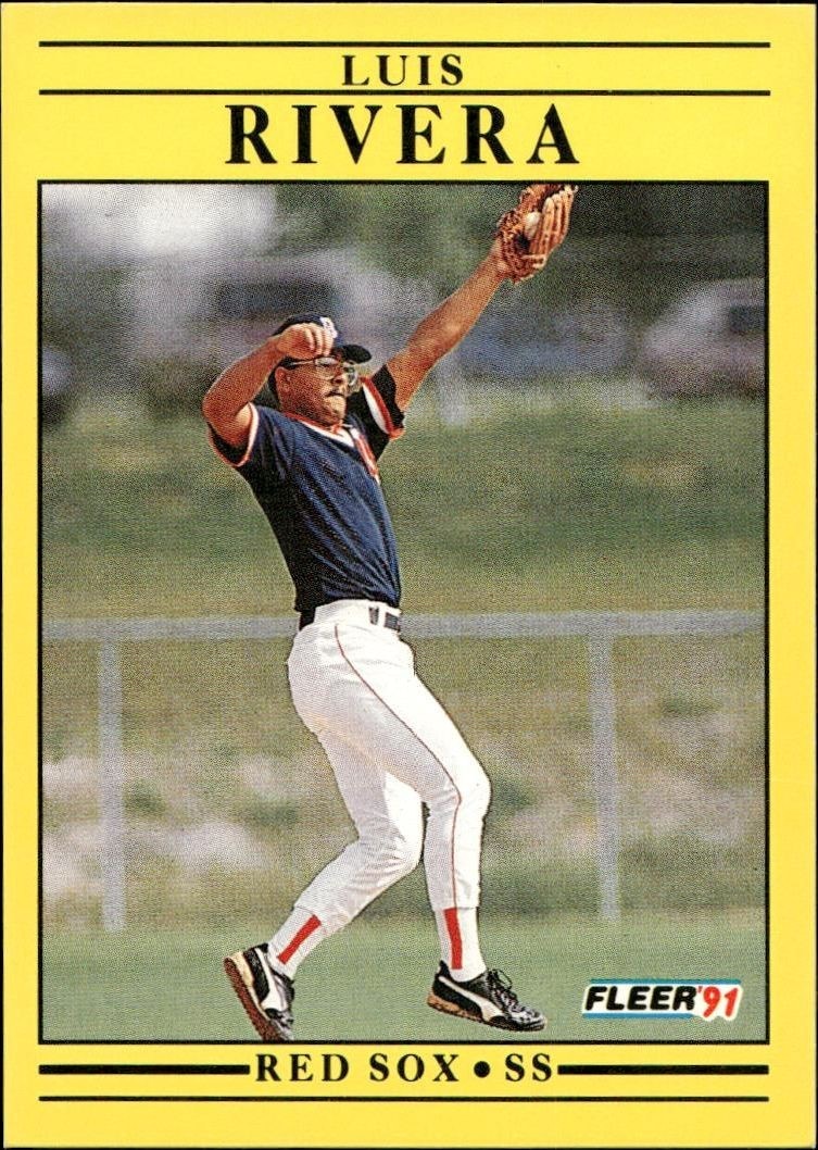 1991 Fleer Luis Rivera #112 trading card