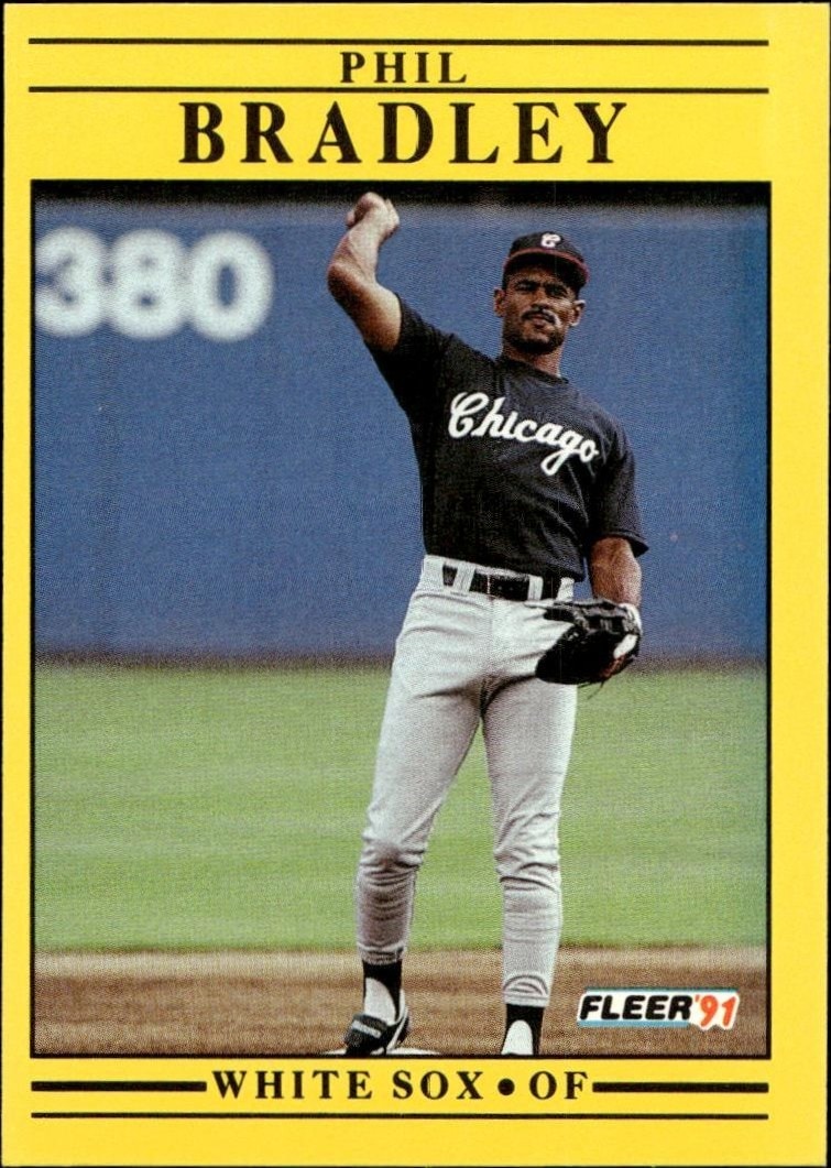 1991 Fleer Phil Bradley #114 trading card