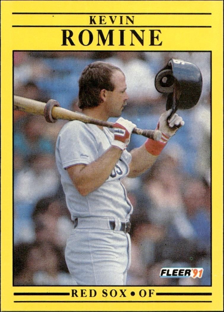 1991 Fleer Kevin Romine #113 trading card