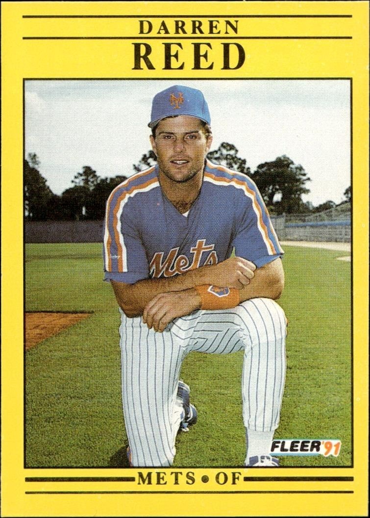 1991 Fleer Darren Reed #159 trading card