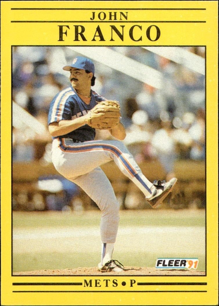 1991 Fleer John Franco #147 trading card