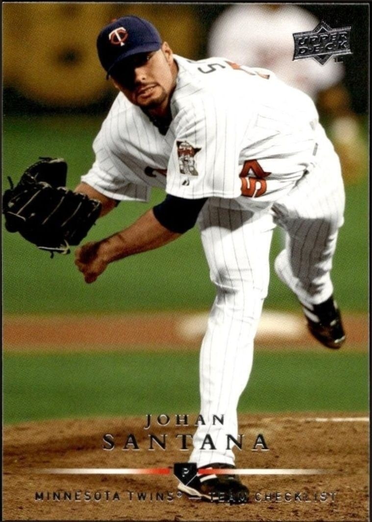 2008 Upper-Deck Johan Santana #378 trading card