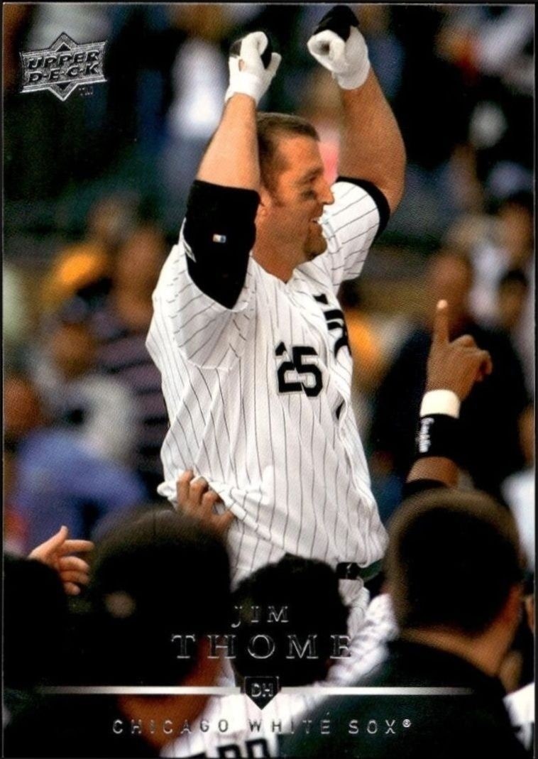 2008 Upper-Deck Jim Thome #287 trading card