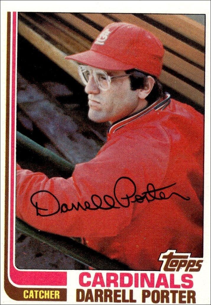 1982 Topps Darrell Porter #447 trading card
