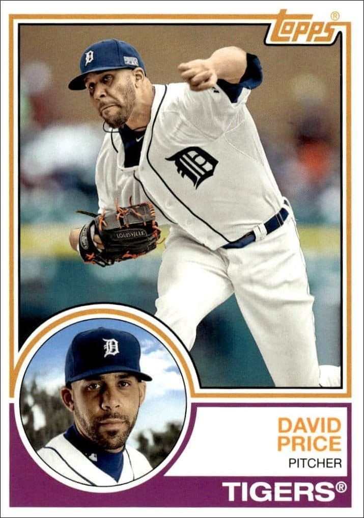 2015 Topps Archives David Price #255 trading card
