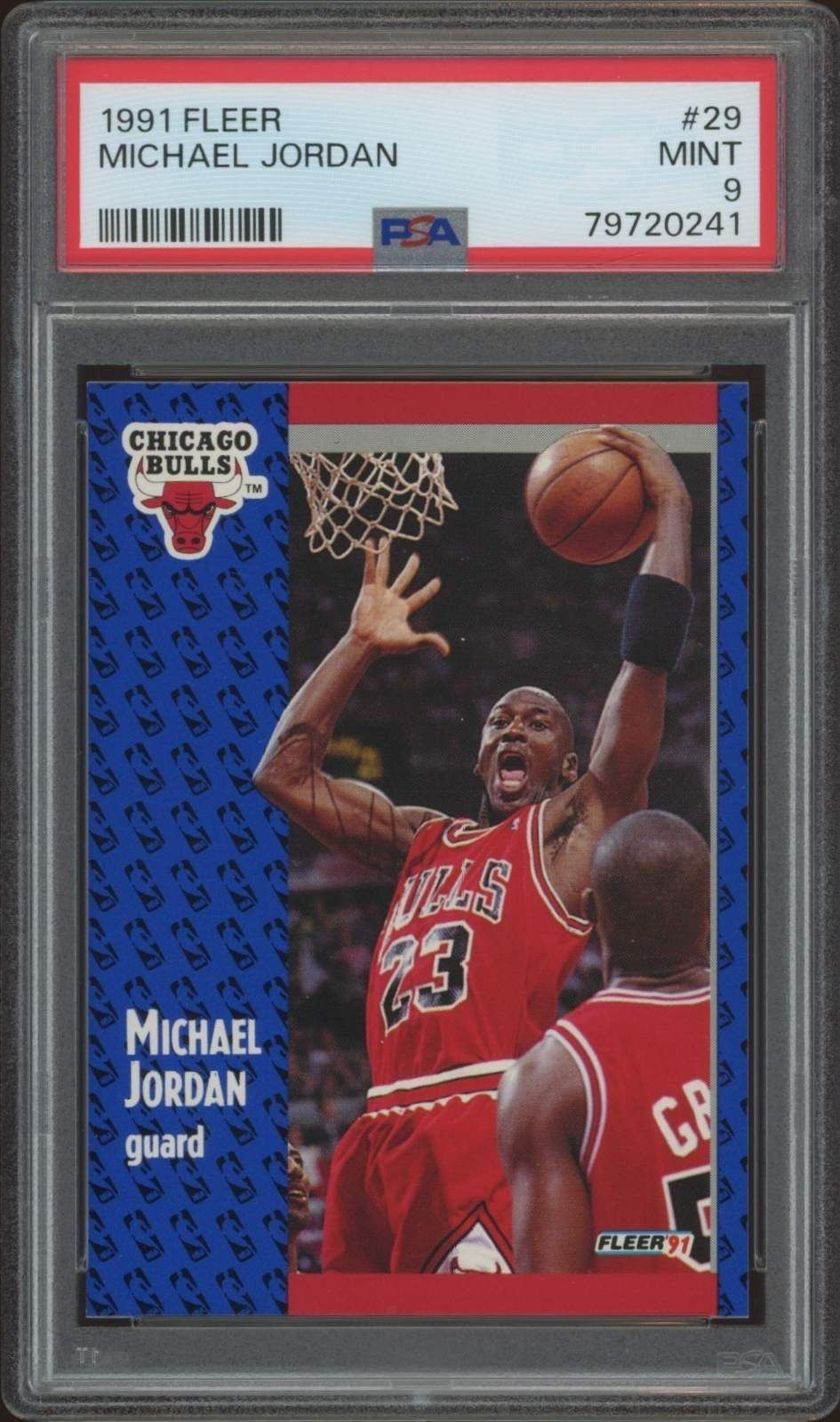 1991-92 Fleer Michael Jordan #29 trading card