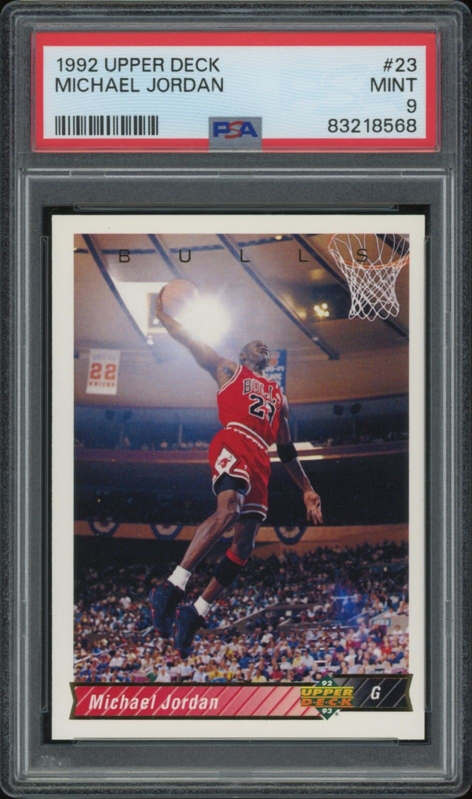 1992-93 Upper-Deck Michael Jordan #23 trading card