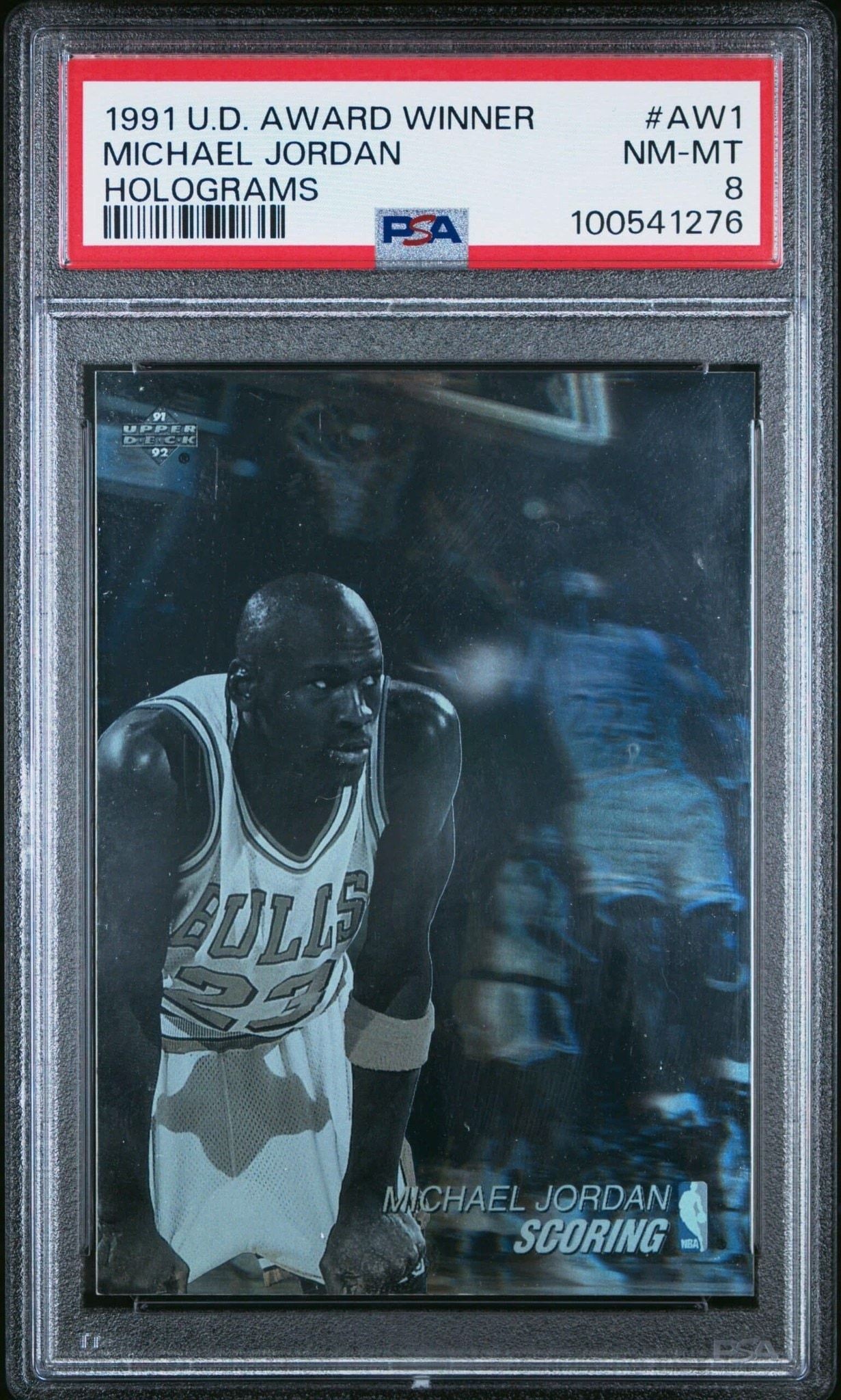 1991-92 Upper-Deck Award Winner Michael Jordan #AW1 trading card