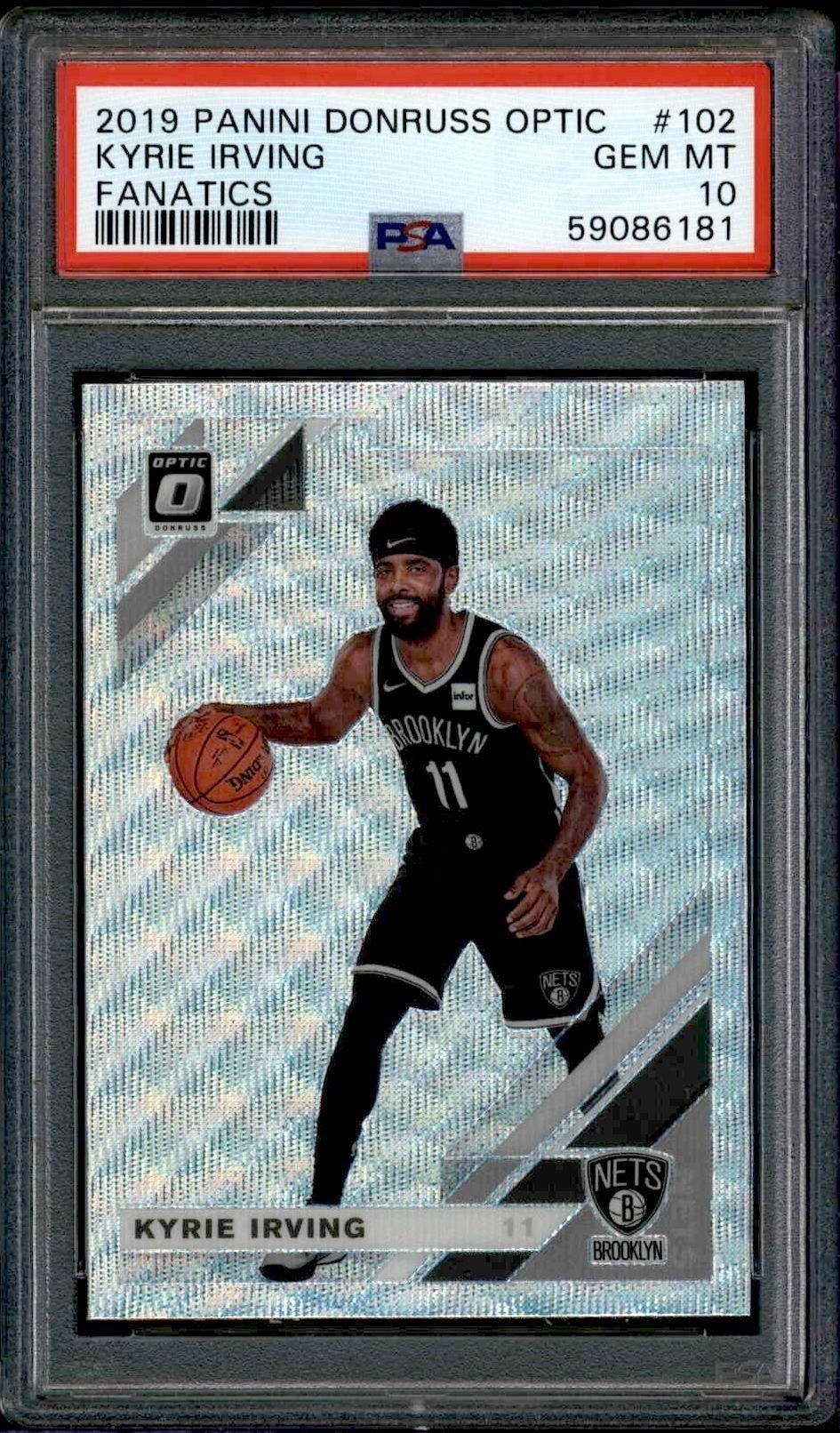 2019-20 Panini Donruss Optic Kyrie Irving #102 trading card